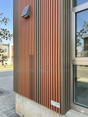 Modern Exterior Wall Slat Cladding Panels
