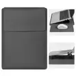 Ergonomic PU Leather Laptop Sleeve with Stand & Mousepad - 4