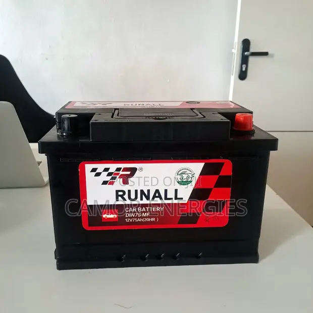 Runall 75Ah Baturi na Mota don Toyota Camry, Corolla, Honda, Lexus - 1