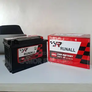 Runall 75Ah Baturi na Mota don Toyota Camry, Corolla, Honda, Lexus