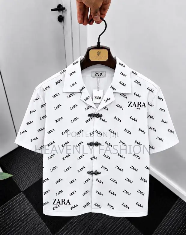 Zara Classic White Men's Dress Shirt - XXL - 1