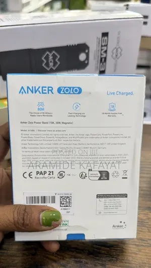 Anker Zolo Wireless Charging Power Bank 10000mAh