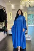 Duchess Silky Dress - Blue - 2