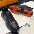 Hermes Premium Luxury Men's Sneakers - Gray - 3