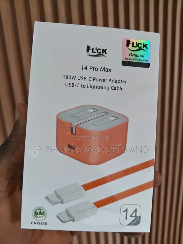 180W Apple Ultra Fast Charger + USB-C to Lightning Cable Set - 1