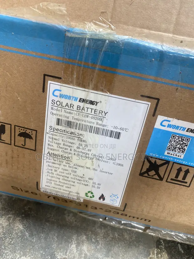 10kWh 200Ah Cworth Baturiya ta Lithium - 1