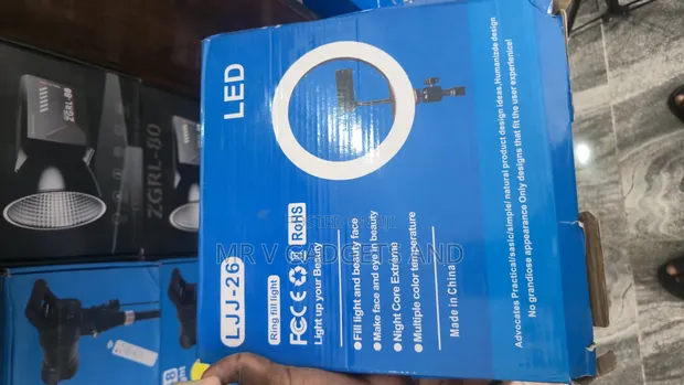 LJJ 26 LED Ring Light with Stand - 1
