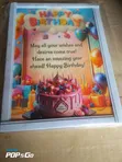 Deco Birthday Photo Frames - Multicolor PVC - 4