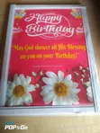 Deco Birthday Photo Frames - Multicolor PVC - 5