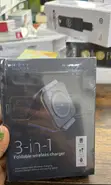 3-in-1 Foldable Wireless Charger - Black - 3
