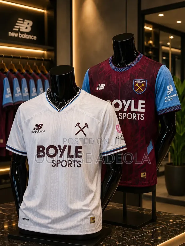 West Ham United Football Jersey - Wine White - 1