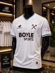 West Ham United Football Jersey - Ruwan Zafi Da Fari - 3
