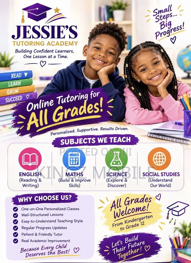 Jessie's Tutoring Academy: Online Tutors - 1