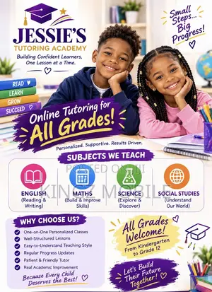 Jessie's Tutoring Academy: Online Tutors