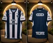 Monterrey Jersey na Kwallon Kafa - Blue/White Lines | Inganci na Premium - 1