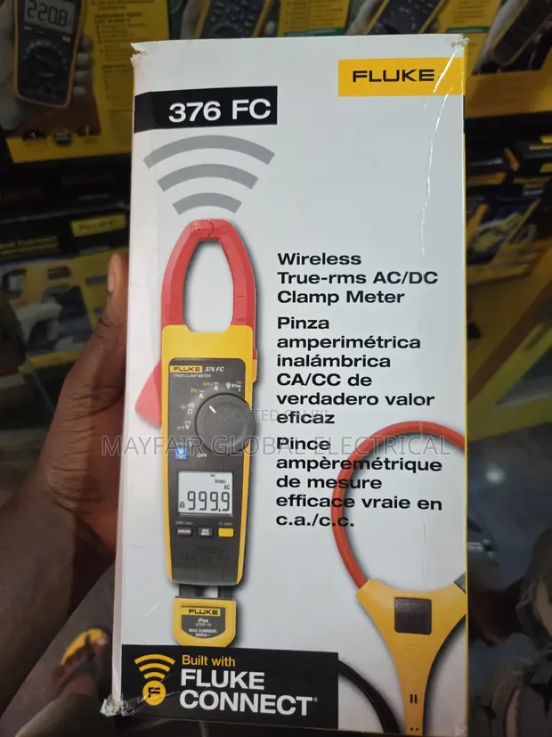 Fluke 376 FC Wireless True-RMS Clamp Meter - 1