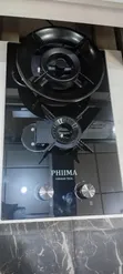 Phiima 2-Burner Gas Cooker Hub Mai Shigarwa - 2