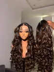 Latisha Wig - Gashin Syntheti mai Girma/Wavy - 2