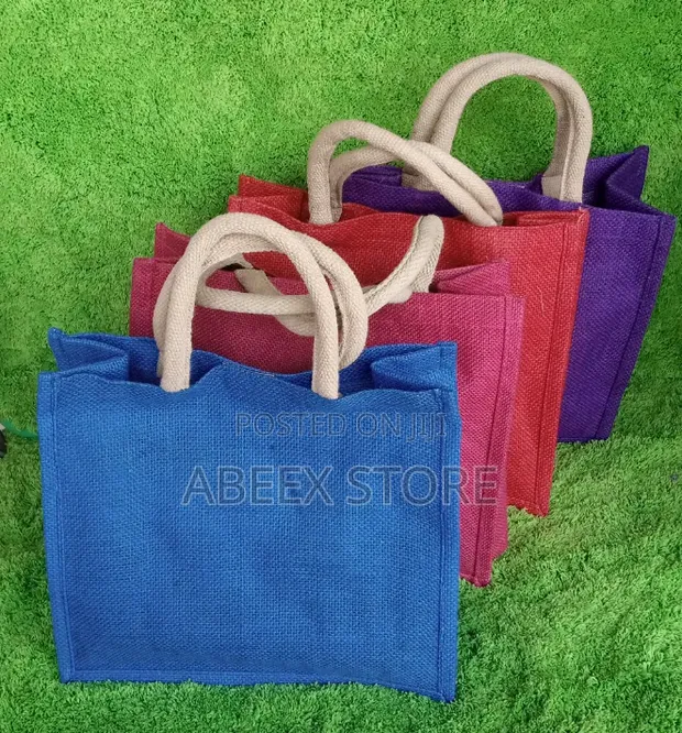 Jute Bags don Kayayyakin Tunawa (12pcs) - 1