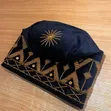 Men's Traditional Fila Cap with Gold Beadwork & Embroidery - 3