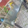 Teburin Cin Abinci - Gilashi da Bakin Karfe - 2