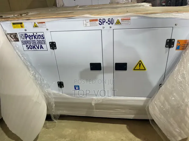 50KVA Perkins Silent Diesel Generator - Brand New - 1