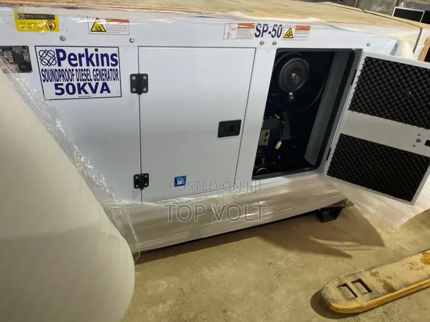 50KVA Perkins Soundproof Diesel Generator - Brand New - 1