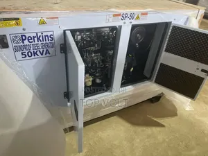 50KVA Perkins Soundproof Diesel Generator - Brand New