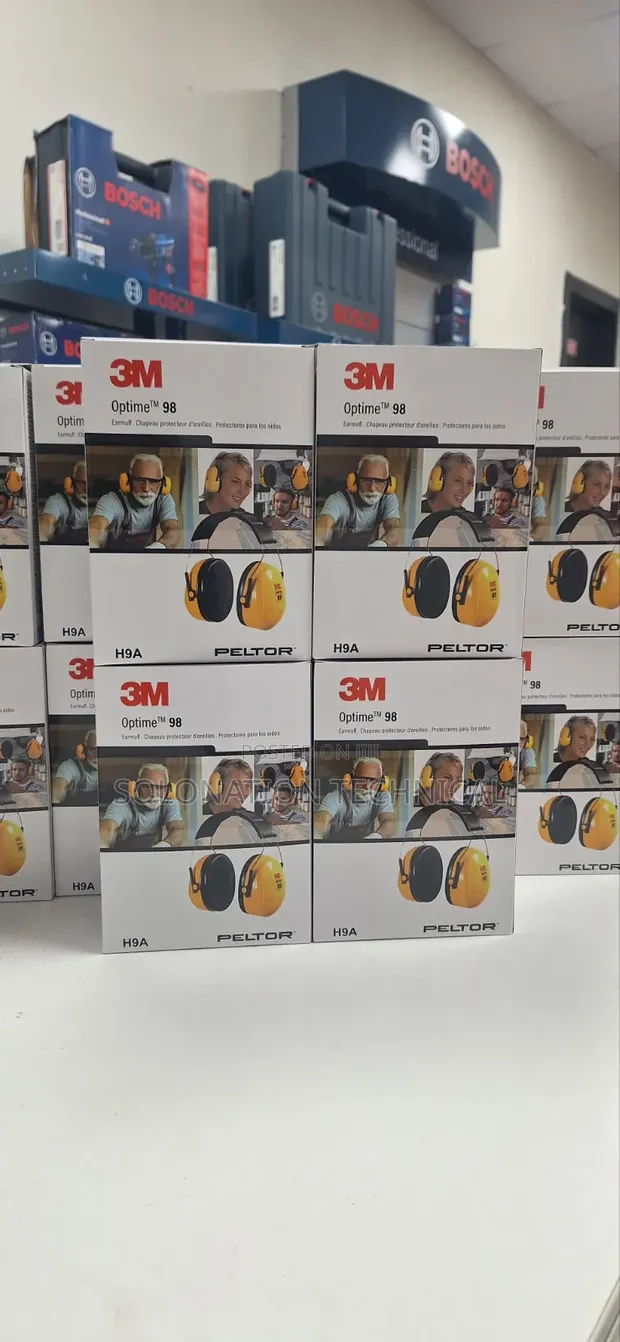 3M Peltor Ear Muffs (Hard Hat Attached) - 1