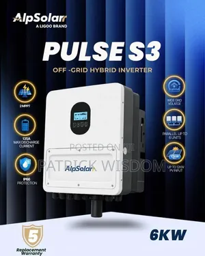 Alpsolar 6kW Off-Grid Inverter - 5 Year Warranty