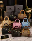 Luxury Coach Handbag - Multicolor - 2