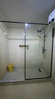 Shower Glass Divider - Frameless/Semi-Frameless - 1