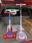 Kids Scooter with Lights (Red, Pink, Blue) - 3