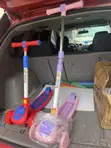 Kids Scooter with Lights (Red, Pink, Blue) - 4