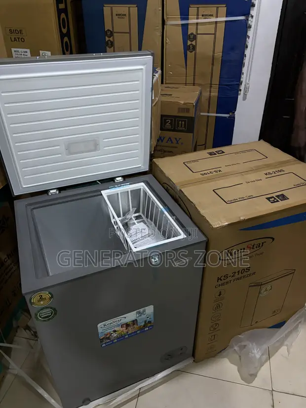 Kenstar 160L Chest Freezer with Lock and Key - 1