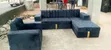 Standard Stripes L-Shape Sofa Set with Single Seat - 2
