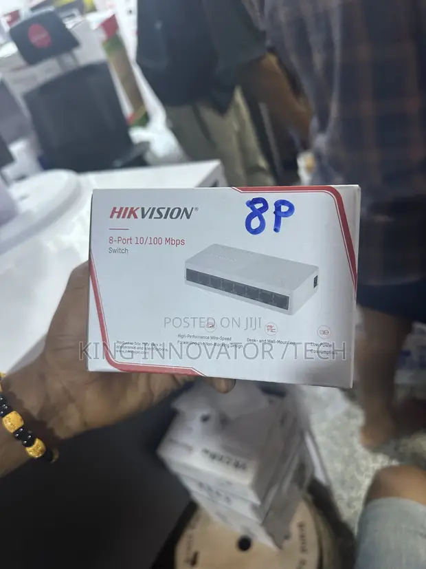 Hikvision 8-Port 10/100Mbps Network Switch - 1