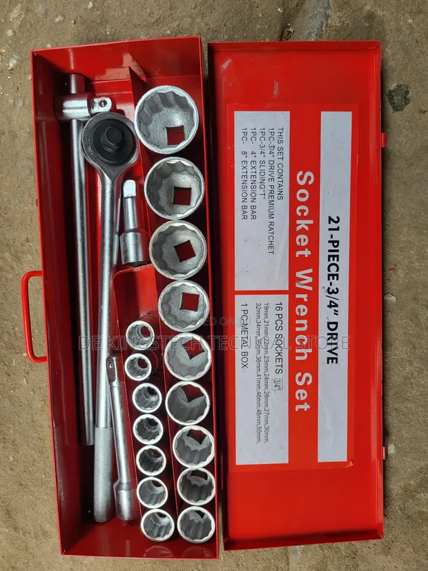 Beta Tools 21-Piece 3/4" Socket Wrench Set - 1