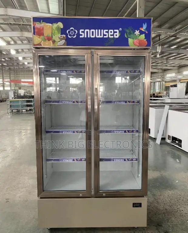 Brand New Snowsea Double Glass Door Display Freezer/Cooler - 1