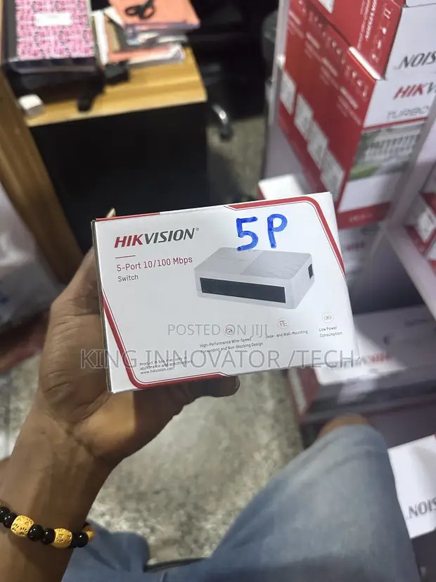 Hikvision 5-Port 10/100Mbps Unmanaged Network Switch - 1