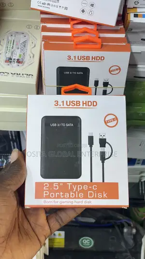 2.5" SATA zu USB 3.1 Type-C HDD/SSD Enclosure