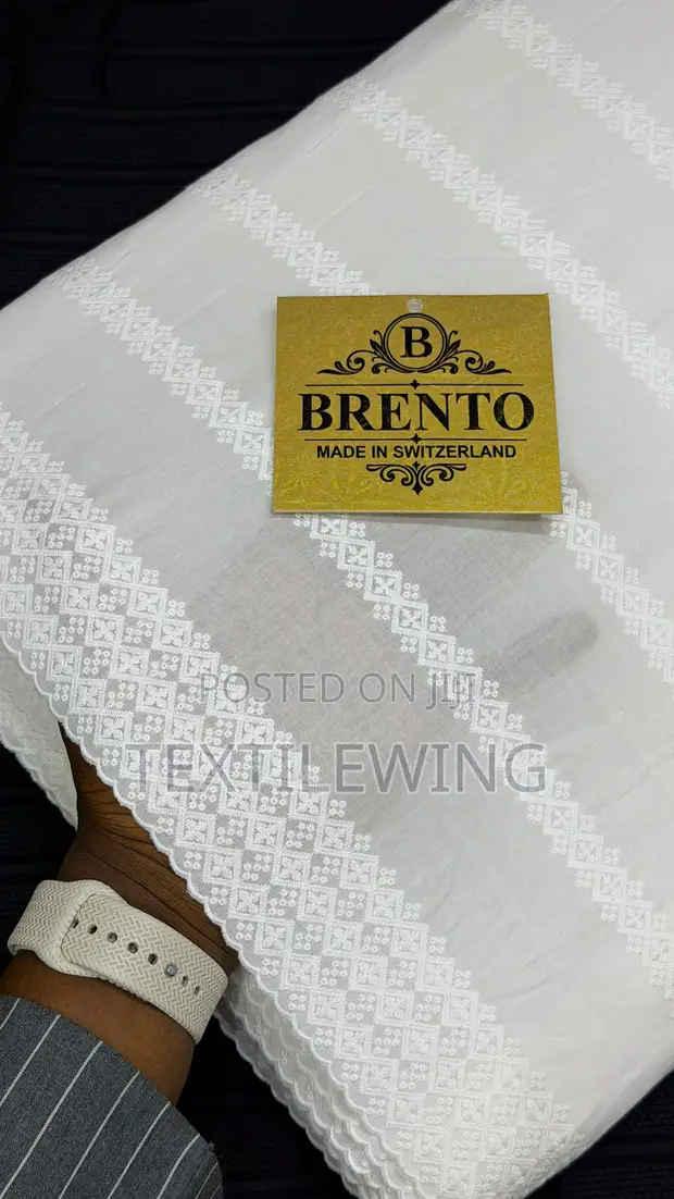 Bento Lace Fabric - Made in Switzerland - 1
