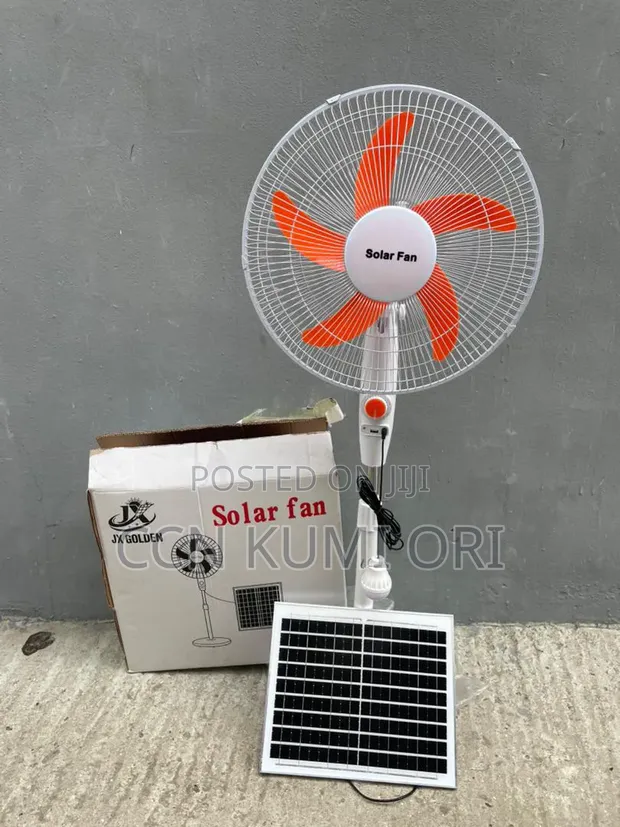 JX Golden 16-Inch Fan Mai Sake Ɗaukar Baturi tare da Panel - 1