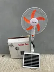 JX Golden 16-Inch Fan Mai Sake Ɗaukar Baturi tare da Panel - 1