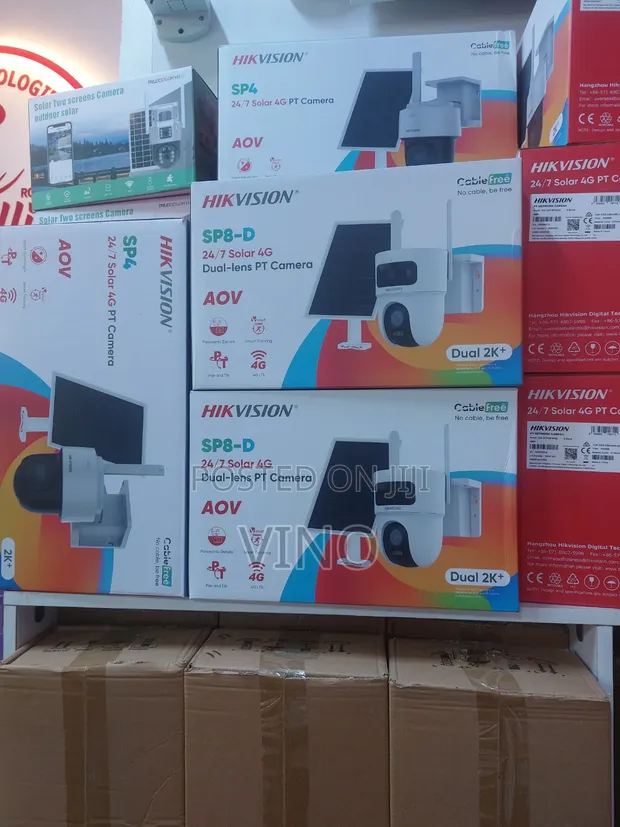 Hikvision Solar PT Dual Lens Kamara ta Tsaro - 1