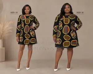 Quality Asooke Dress - Black