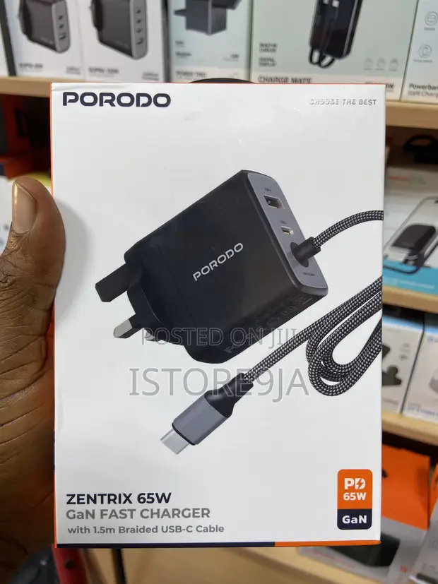 Porodo Zentrix 65W GaN Mai Sauri - 1