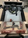Farar Jeep Wrangler Ride-On Car ga Yara (Shekaru 1-7) - 2