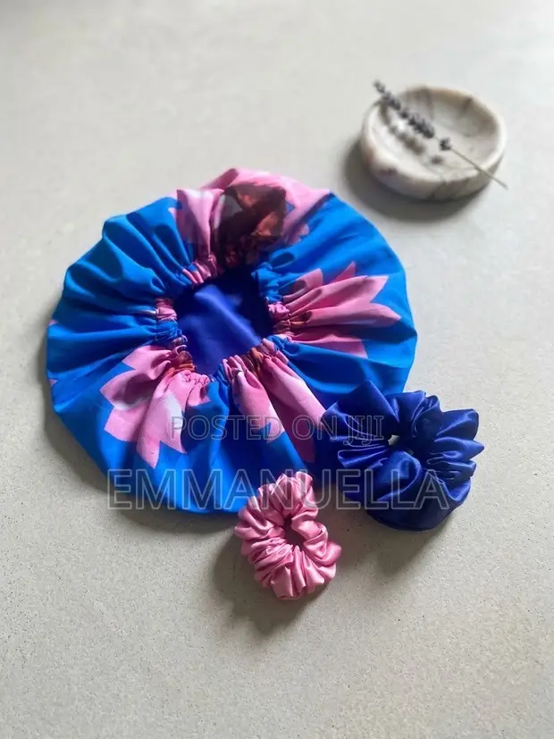 Fit by Ella Premium Satin Bonnet & Scrunchie Set - 1