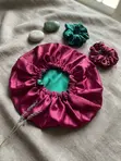 Fit by Ella Premium Satin Bonnet & Scrunchie Set - 2